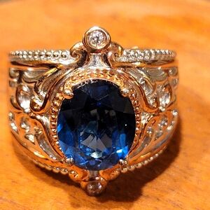 London blue topaz ring